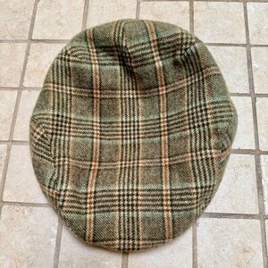 Alternative Apparel Plaid Wool Blend Flat Cap - Gramps Caputo Iny Cap